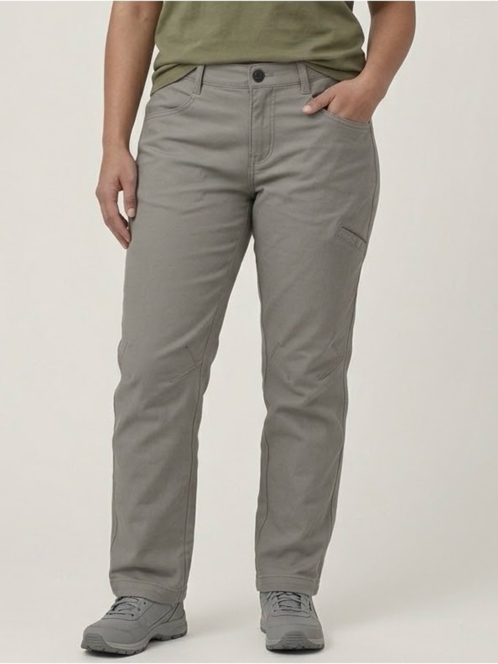 Patagonia Women's All Seasons Hemp Canvas Work Pants Grey Size 16